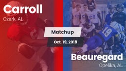 Matchup: Carroll   vs. Beauregard  2018