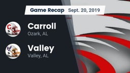 Recap: Carroll   vs. Valley  2019