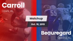 Matchup: Carroll   vs. Beauregard  2019