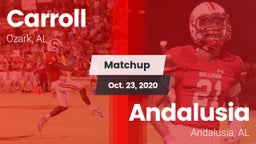 Matchup: Carroll   vs. Andalusia  2020