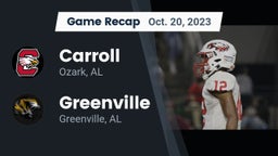 Recap: Carroll   vs. Greenville  2023