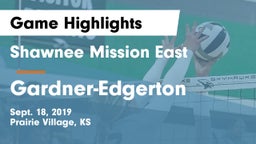 Shawnee Mission East  vs Gardner-Edgerton  Game Highlights - Sept. 18, 2019