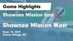Shawnee Mission East  vs Shawnee Mission West Game Highlights - Sept. 10, 2019
