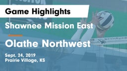 Shawnee Mission East  vs Olathe Northwest  Game Highlights - Sept. 24, 2019