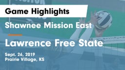 Shawnee Mission East  vs Lawrence Free State  Game Highlights - Sept. 26, 2019