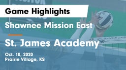 Shawnee Mission East  vs St. James Academy  Game Highlights - Oct. 10, 2020