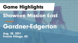 Shawnee Mission East  vs Gardner-Edgerton  Game Highlights - Aug. 28, 2021