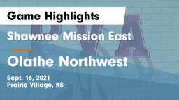Shawnee Mission East  vs Olathe Northwest  Game Highlights - Sept. 16, 2021