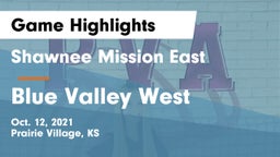 Shawnee Mission East  vs Blue Valley West  Game Highlights - Oct. 12, 2021