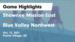 Shawnee Mission East  vs Blue Valley Northwest  Game Highlights - Oct. 12, 2021