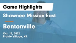 Shawnee Mission East  vs Bentonville  Game Highlights - Oct. 15, 2022
