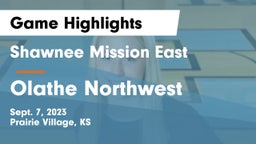 Shawnee Mission East  vs Olathe Northwest  Game Highlights - Sept. 7, 2023