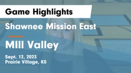 Shawnee Mission East  vs MIll Valley  Game Highlights - Sept. 12, 2023