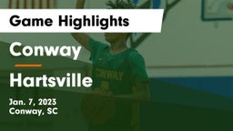 Conway  vs Hartsville  Game Highlights - Jan. 7, 2023