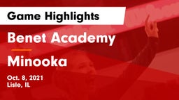 Benet Academy  vs Minooka Game Highlights - Oct. 8, 2021