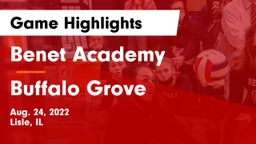 Benet Academy  vs Buffalo Grove  Game Highlights - Aug. 24, 2022