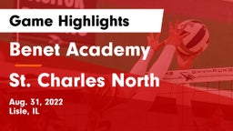 Benet Academy  vs St. Charles North  Game Highlights - Aug. 31, 2022