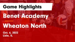 Benet Academy  vs Wheaton North Game Highlights - Oct. 6, 2022