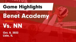 Benet Academy  vs Vs. NN Game Highlights - Oct. 8, 2022