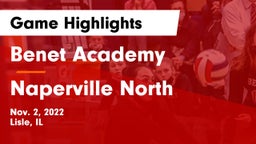 Benet Academy  vs Naperville North  Game Highlights - Nov. 2, 2022