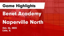 Benet Academy  vs Naperville North  Game Highlights - Oct. 26, 2023