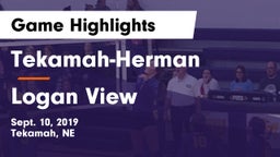 Tekamah-Herman  vs Logan View  Game Highlights - Sept. 10, 2019