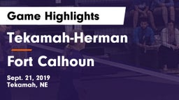 Tekamah-Herman  vs Fort Calhoun  Game Highlights - Sept. 21, 2019