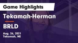 Tekamah-Herman  vs BRLD Game Highlights - Aug. 26, 2021