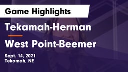 Tekamah-Herman  vs West Point-Beemer  Game Highlights - Sept. 14, 2021