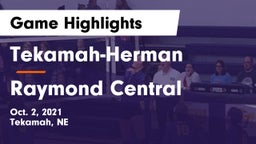 Tekamah-Herman  vs Raymond Central  Game Highlights - Oct. 2, 2021