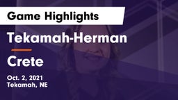 Tekamah-Herman  vs Crete  Game Highlights - Oct. 2, 2021