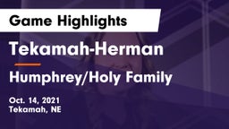 Tekamah-Herman  vs Humphrey/Holy Family  Game Highlights - Oct. 14, 2021