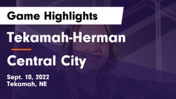 Tekamah-Herman  vs Central City  Game Highlights - Sept. 10, 2022