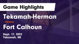 Tekamah-Herman  vs Fort Calhoun  Game Highlights - Sept. 17, 2022
