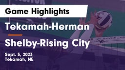 Tekamah-Herman  vs Shelby-Rising City  Game Highlights - Sept. 5, 2023