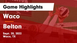 Waco  vs Belton  Game Highlights - Sept. 20, 2022