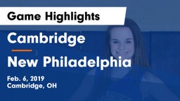 Cambridge  vs New Philadelphia  Game Highlights - Feb. 6, 2019