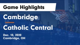 Cambridge  vs Catholic Central  Game Highlights - Dec. 10, 2020