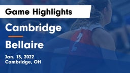 Cambridge  vs Bellaire  Game Highlights - Jan. 13, 2022