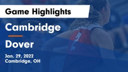 Cambridge  vs Dover  Game Highlights - Jan. 29, 2022