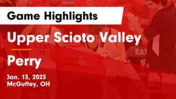 Upper Scioto Valley  vs Perry  Game Highlights - Jan. 13, 2023