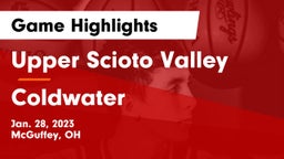 Upper Scioto Valley  vs Coldwater  Game Highlights - Jan. 28, 2023