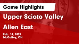 Upper Scioto Valley  vs Allen East  Game Highlights - Feb. 14, 2023