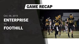 Recap: Enterprise  vs. Foothill  2015