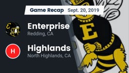 Recap: Enterprise  vs. Highlands  2019