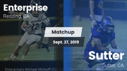 Matchup: Enterprise High vs. Sutter  2019
