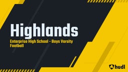 Enterprise football highlights Highlands