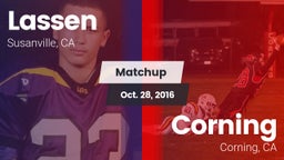 Matchup: Lassen  vs. Corning  2016