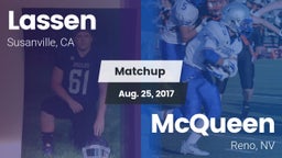 Matchup: Lassen  vs. McQueen  2017
