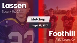 Matchup: Lassen  vs. Foothill  2017